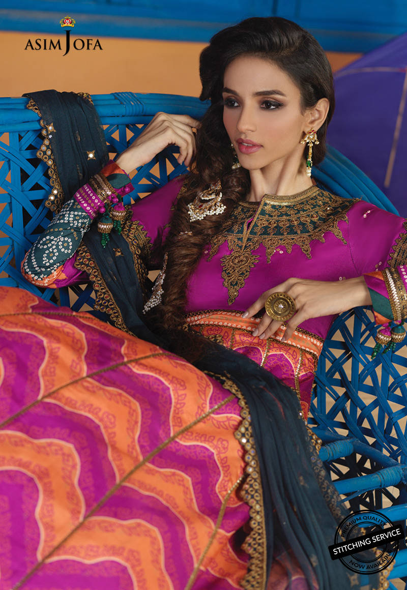 AJFC-58 | Asim Jofa | Basant Unstitched Festive Collection 2022