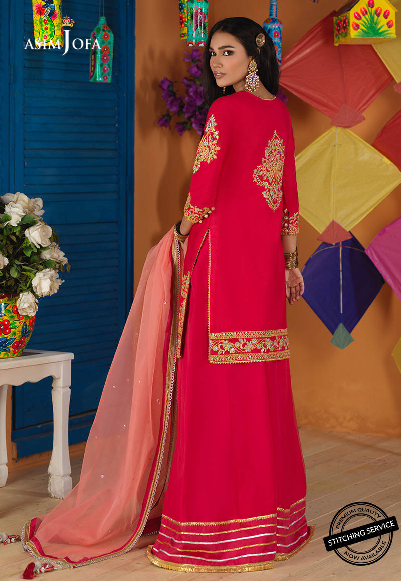AJFC-60 | Asim Jofa | Basant Unstitched Festive Collection 2022