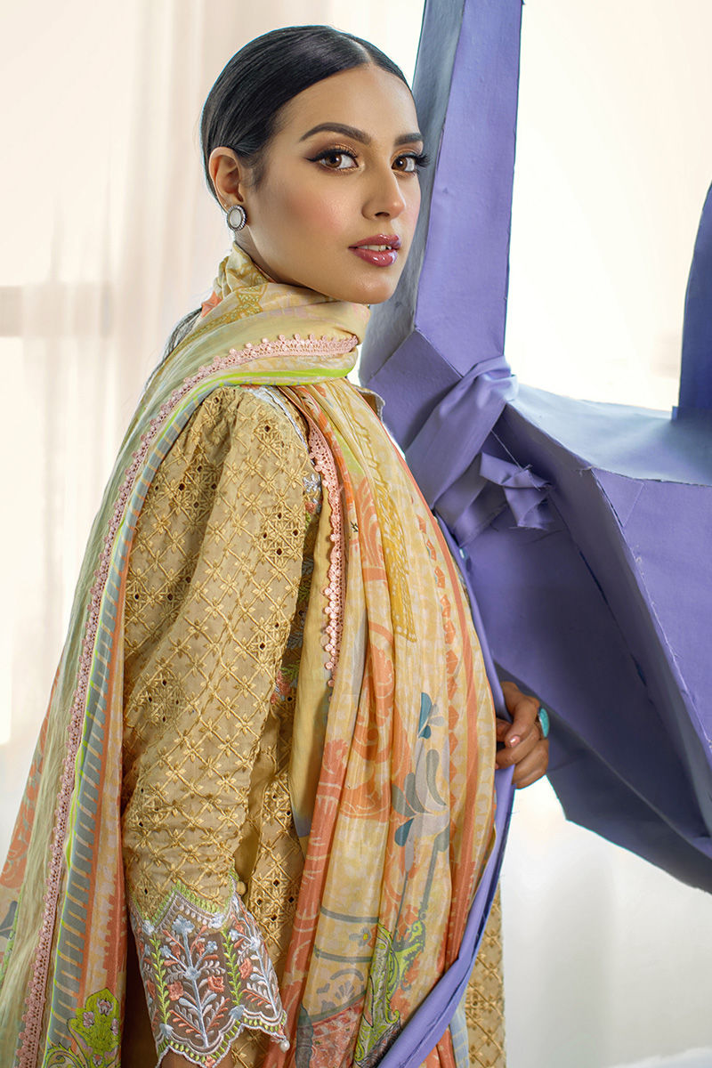 CLARA - AJLL22 - 06 | Ansab Jahangir | Zoha Luxury Lawn 2022