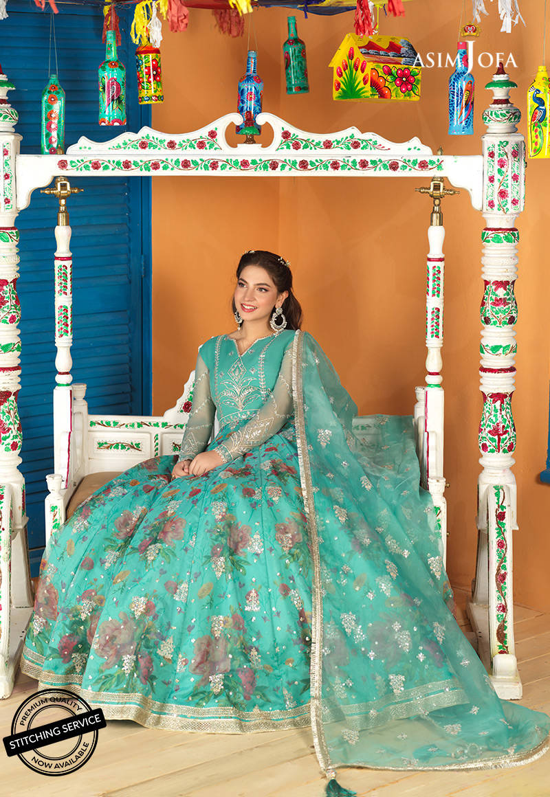 AJFC-62 | Asim Jofa | Basant Unstitched Festive Collection 2022