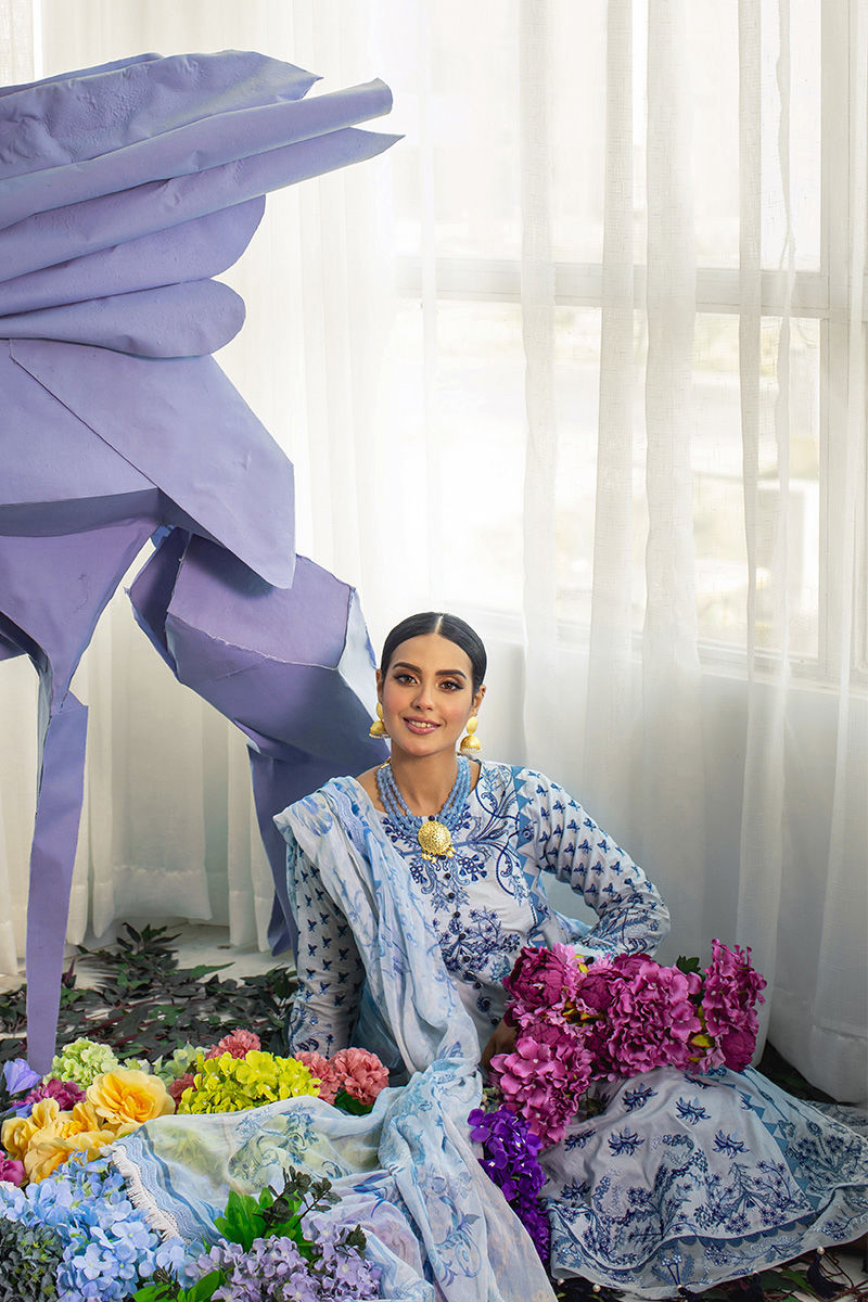 PRISTINE - AJLL22 - 07 | Ansab Jahangir | Zoha Luxury Lawn 2022