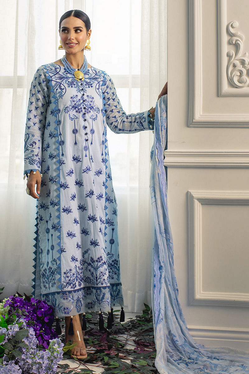 PRISTINE - AJLL22 - 07 | Ansab Jahangir | Zoha Luxury Lawn 2022