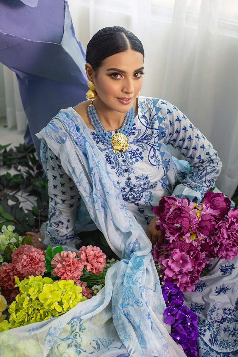 PRISTINE - AJLL22 - 07 | Ansab Jahangir | Zoha Luxury Lawn 2022