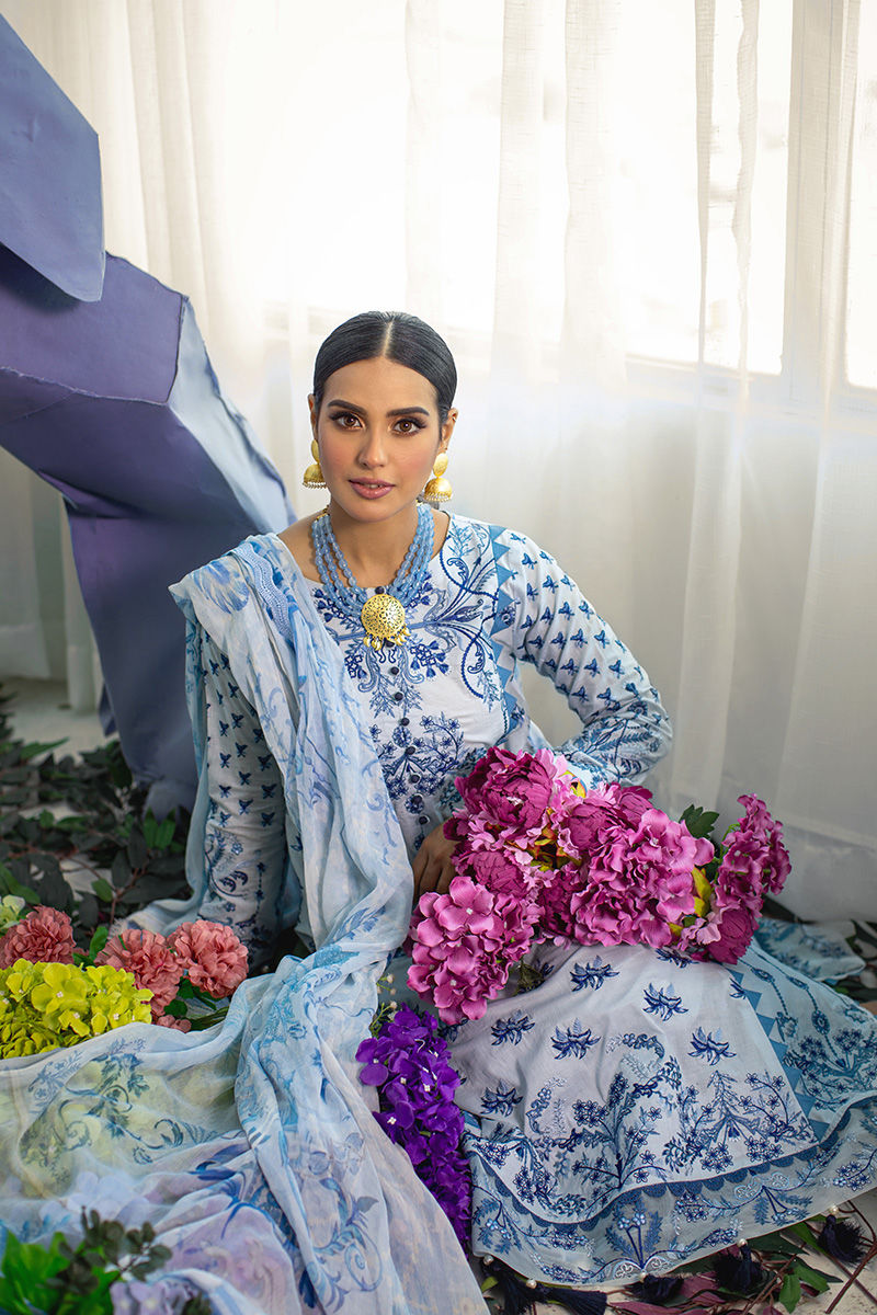PRISTINE - AJLL22 - 07 | Ansab Jahangir | Zoha Luxury Lawn 2022