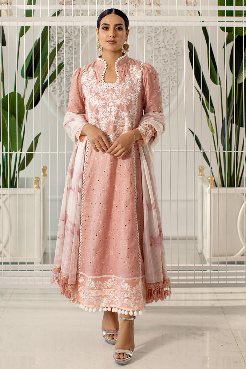 OCHRE - AJLL22 - 08 | Ansab Jahangir | Zoha Luxury Lawn 2022