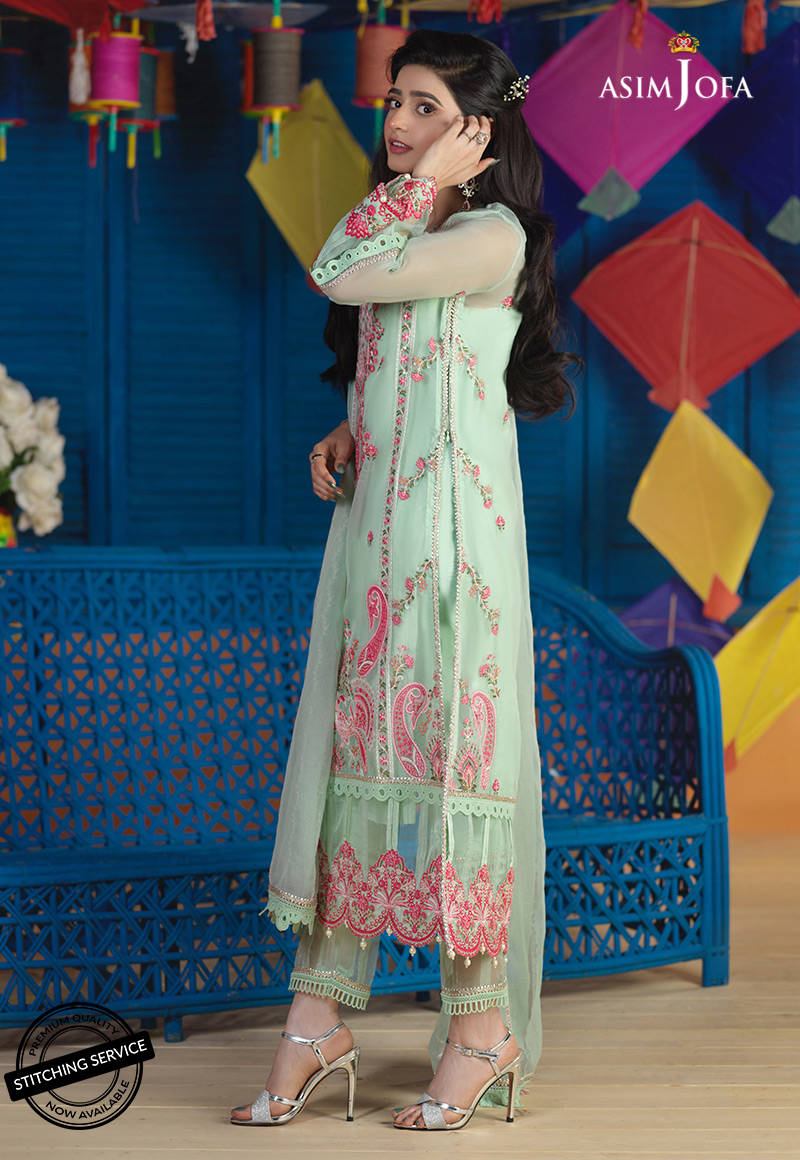 AJFC-66 | Asim Jofa | Basant Unstitched Festive Collection 2022