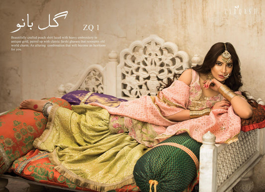 ZQ 1 - Gul Banu | Zarqash - Rubaai Luxury Wedding Collection