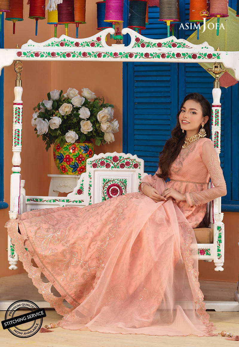 AJFC-72 | Asim Jofa | Basant Unstitched Festive Collection 2022