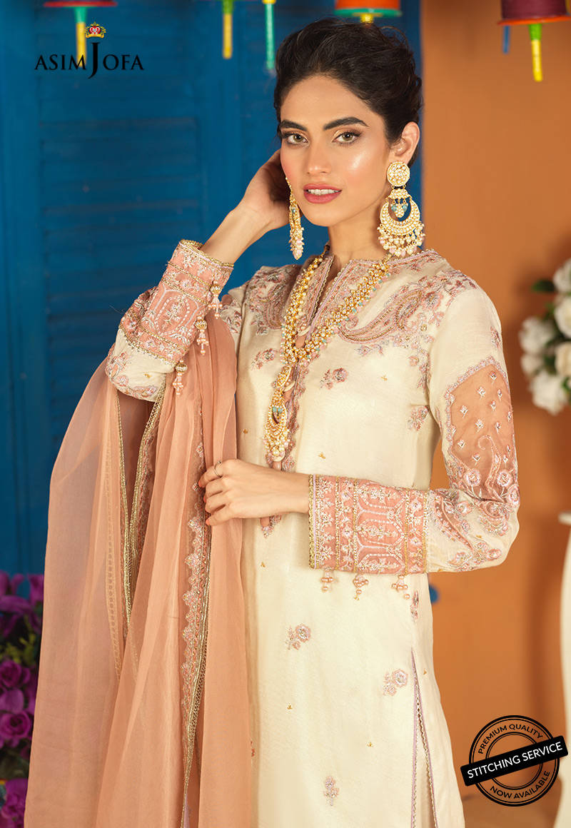 AJFC-74 | Asim Jofa | Basant Unstitched Festive Collection 2022