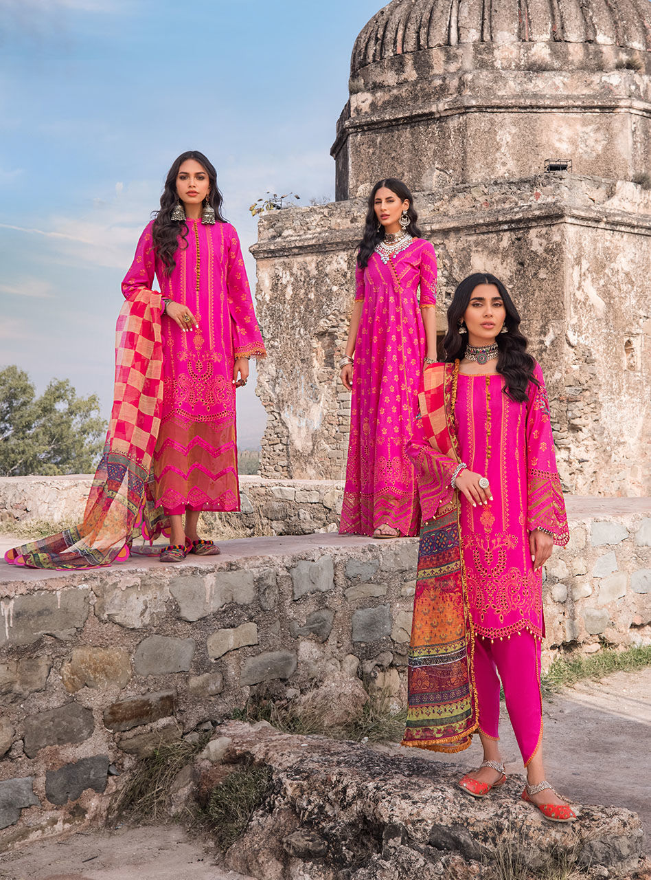 MEHR - O - MAAH - 3A | Zainab Chottani | Chikankari Collection 2022