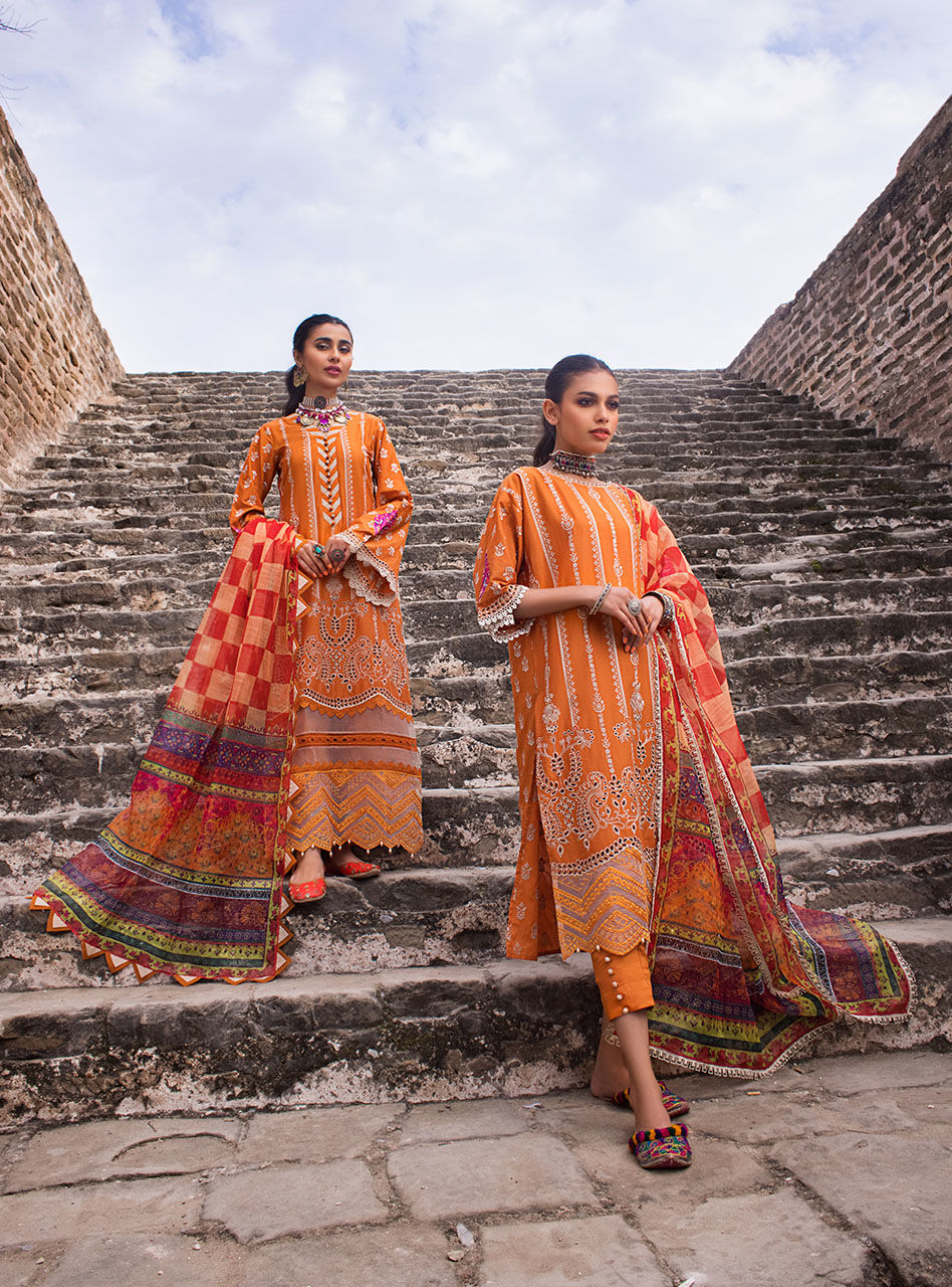 MEHR - O - MAAH - 3B | Zainab Chottani | Chikankari Collection 2022