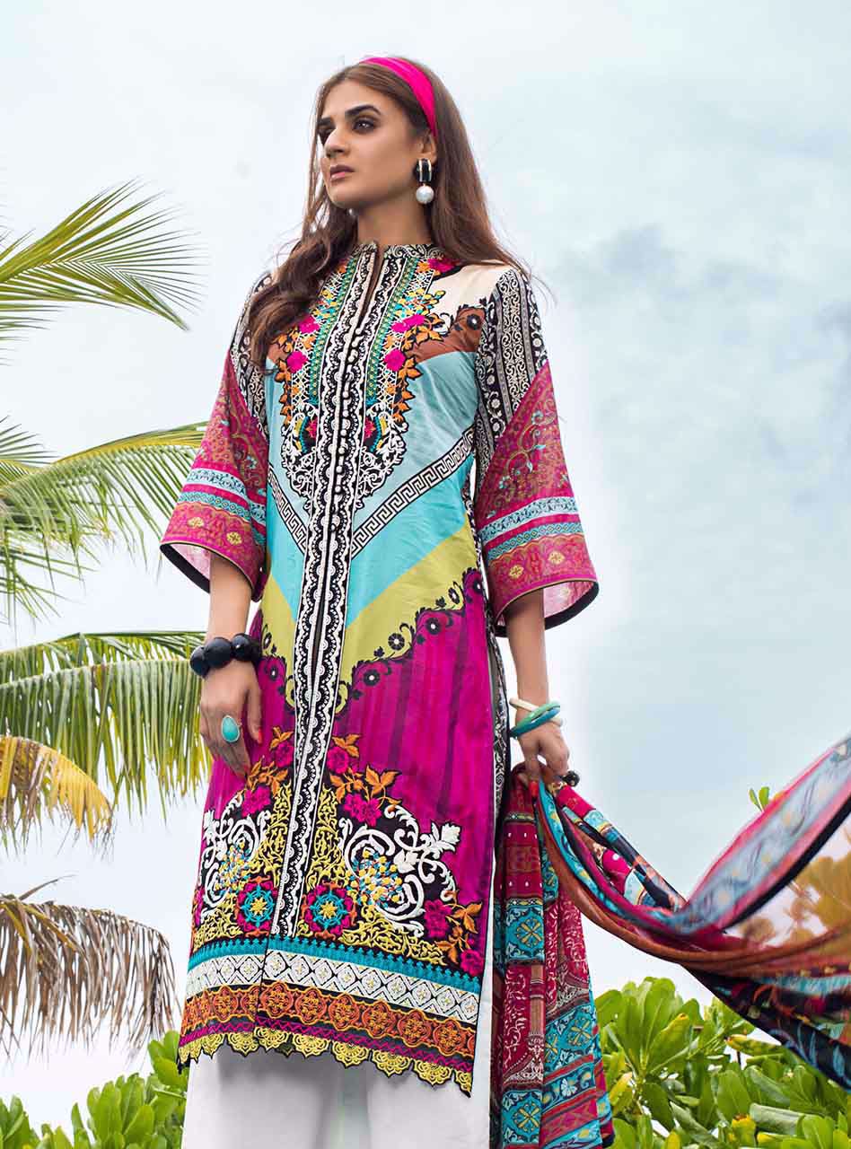 Divine Reverie B | Zainab Chottani | Luxury Lawn/Chikankari'20