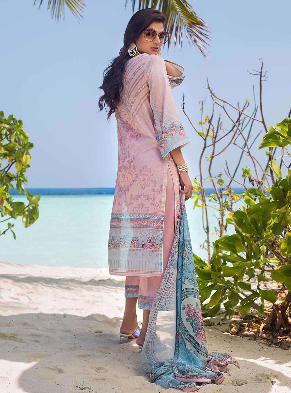 Serene Vibe A | Zainab Chottani | Luxury Lawn/Chikankari'20