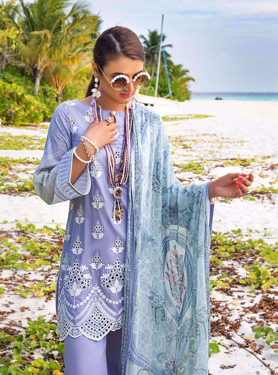 Serene Vibe B | Zainab Chottani | Luxury Lawn/Chikankari'20