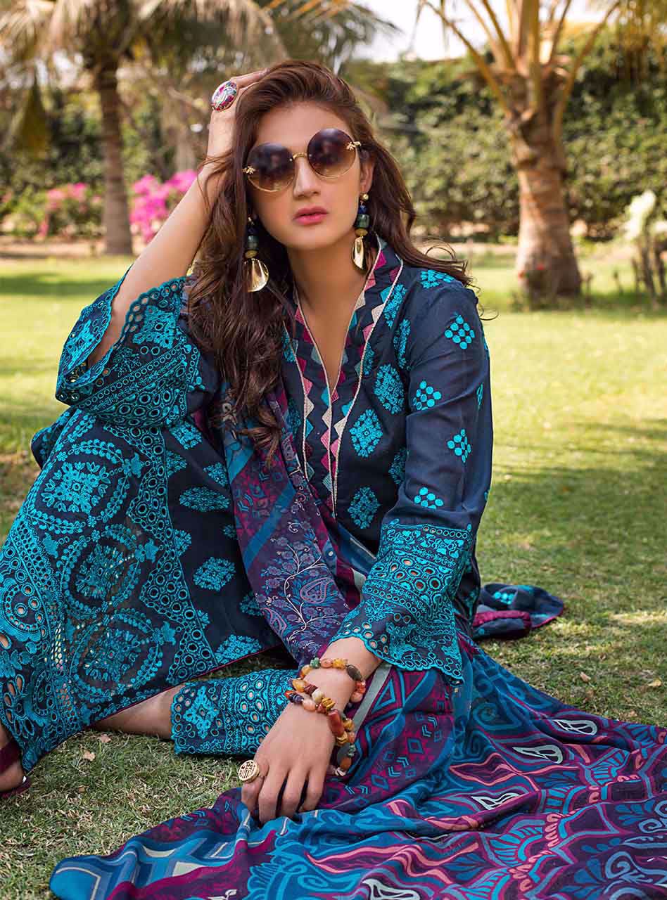 Midnight Muse A | Zainab Chottani | Luxury Lawn/Chikankari'20