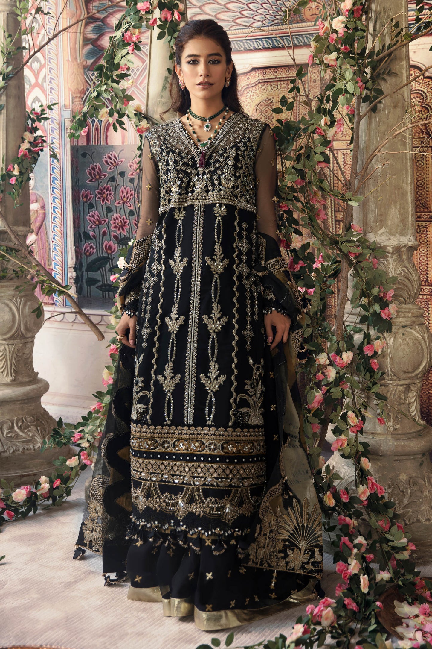 SHERENE (ZC2-22-02) | Zaha | Gossamer Unstitched Collection 2022