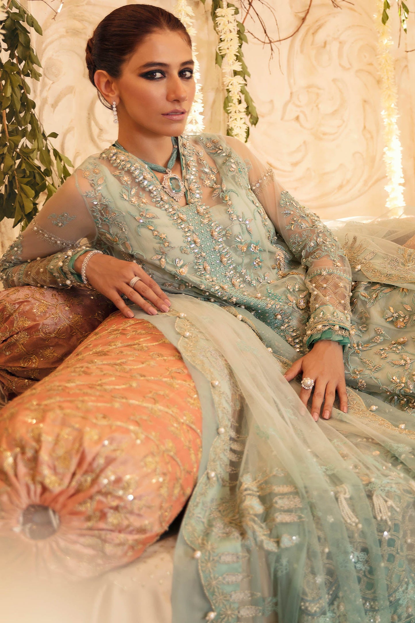 FAREENA (ZC2-22-03) | Zaha | Gossamer Unstitched Collection 2022