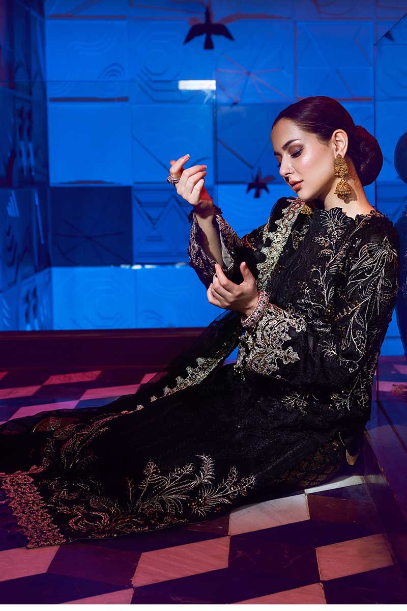 Signature Noir | Rang Rasiya |  Ritzier Embroidered Chiffon collection 2020