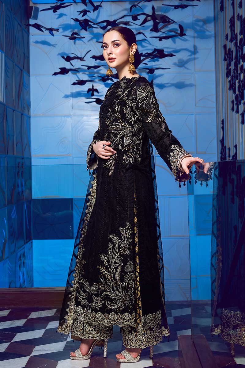 Signature Noir | Rang Rasiya | Ritzier Embroidered Chiffon collection 2020