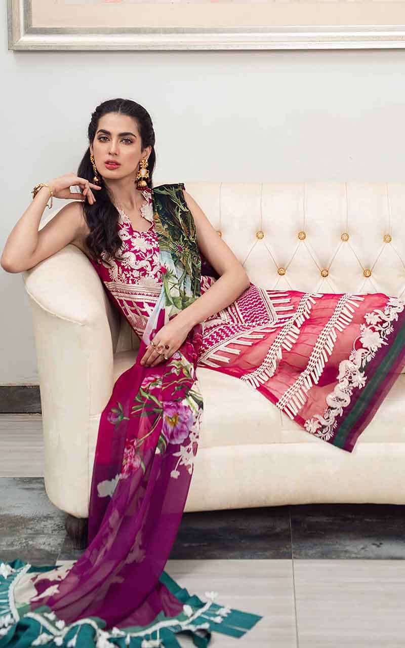 2-H Fascination | Asifa & Nabeel | La'amour Luxury Lawn SS'21