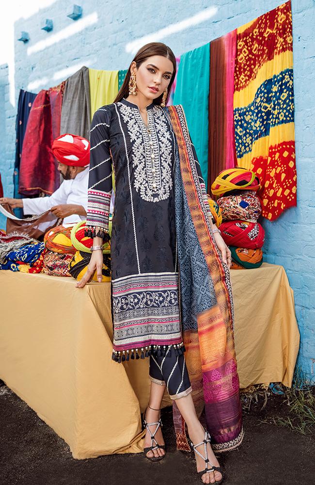 BCCD-01 | ALZOHAIB | Bandhani Lawn Collection 2020