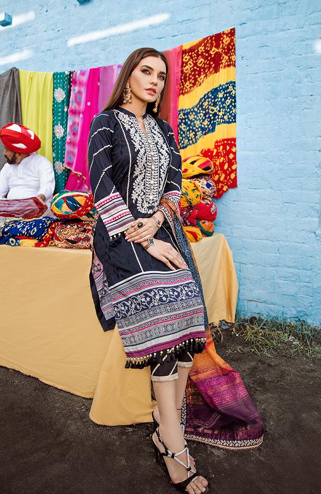 BCCD-01 | ALZOHAIB | Bandhani Lawn Collection 2020