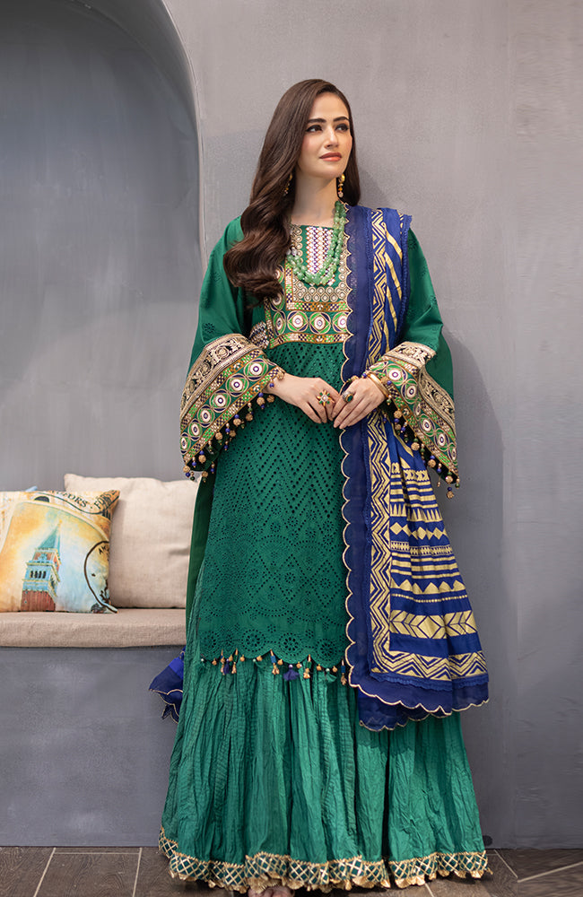 MEL - 22 - 01 | Alzohaib | Mahiymaan Luxury Lawn 2022