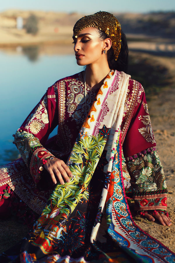 EL22 - 9A (Nima) | Eid | Luxury Lawn Collection 2022