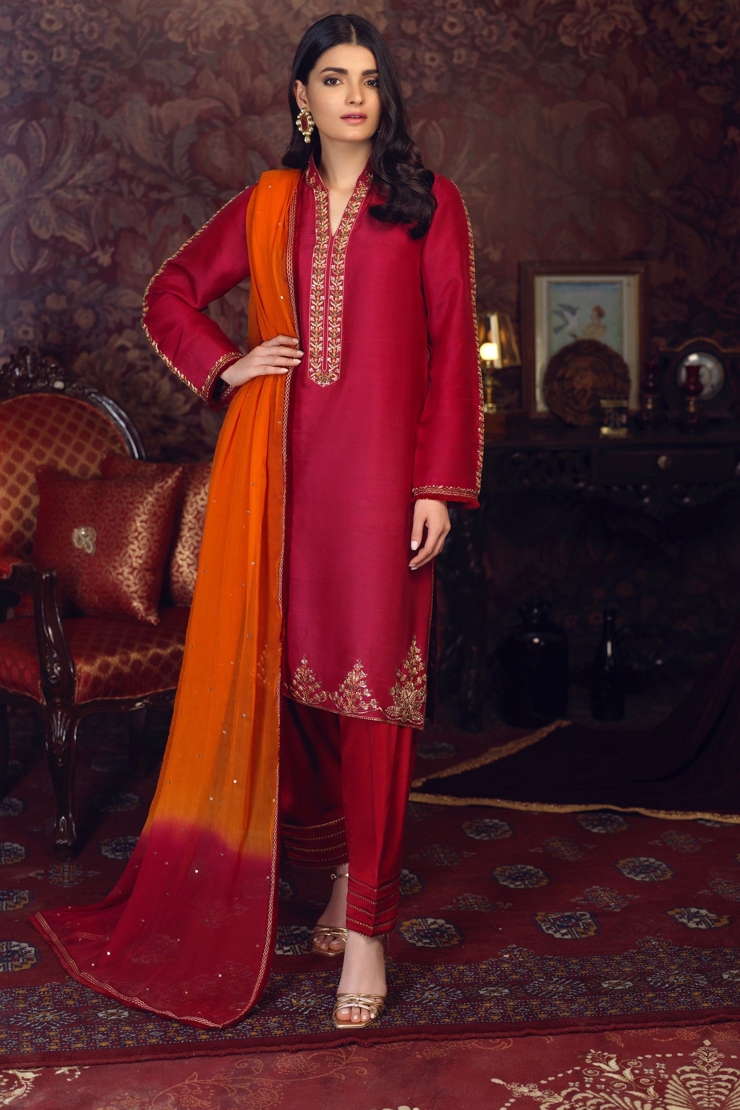 Aabroo | Zaaviay | Arzish | Raw Silk Collection | Ready to Wear