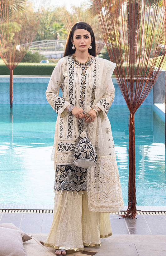 MEL - 22 - 02 | Alzohaib | Mahiymaan Luxury Lawn 2022
