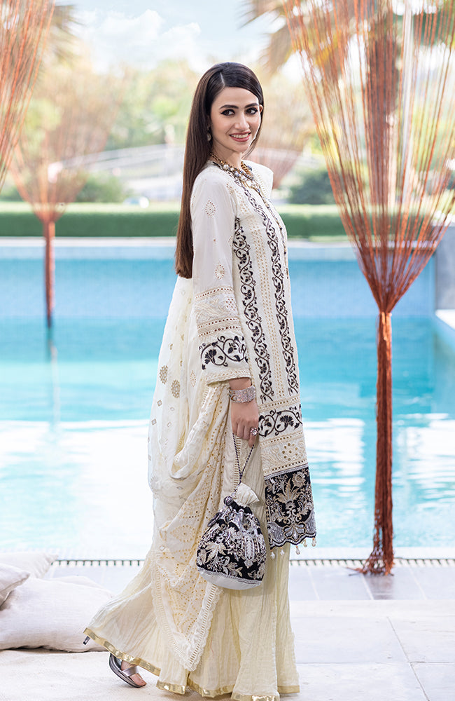MEL - 22 - 02 | Alzohaib | Mahiymaan Luxury Lawn 2022