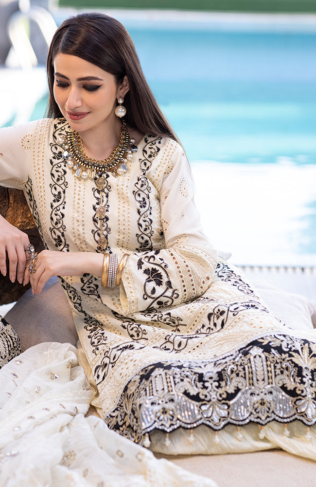 MEL - 22 - 02 | Alzohaib | Mahiymaan Luxury Lawn 2022