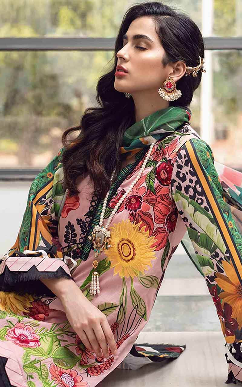 76-F Majesty | Asifa & Nabeel | La'amour Luxury Lawn SS'21