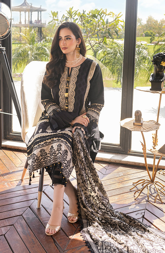 MEL - 22 - 03 | Alzohaib | Mahiymaan Luxury Lawn 2022