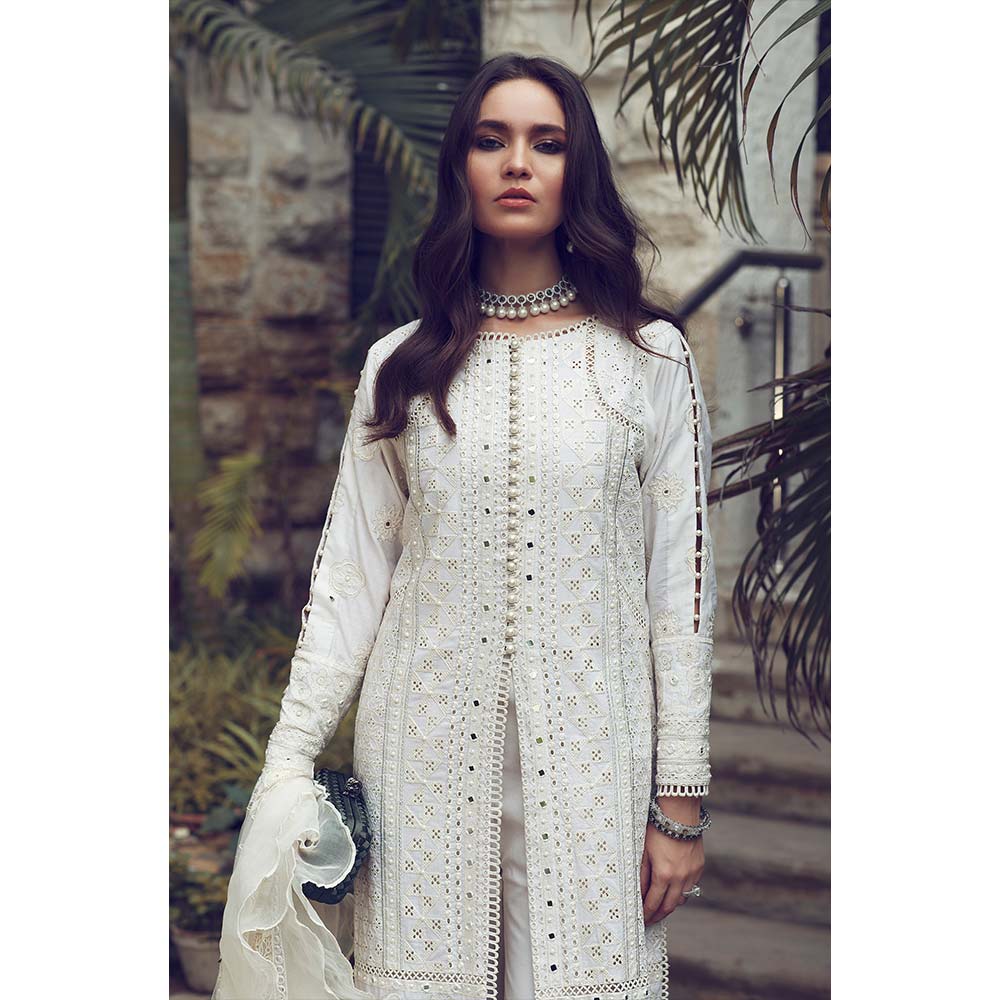 Ivory | Rouche Chikankari Collection| 2020