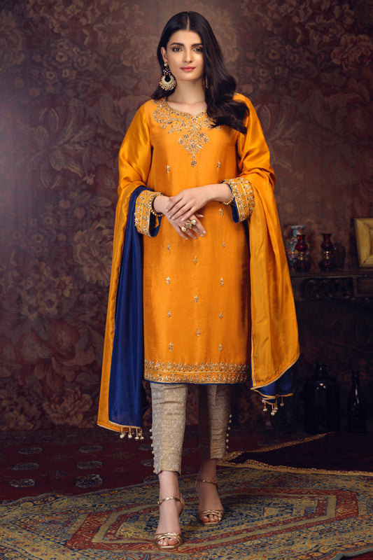Samar | Zaaviay | Arzish | Raw Silk Collection | Ready to Wear