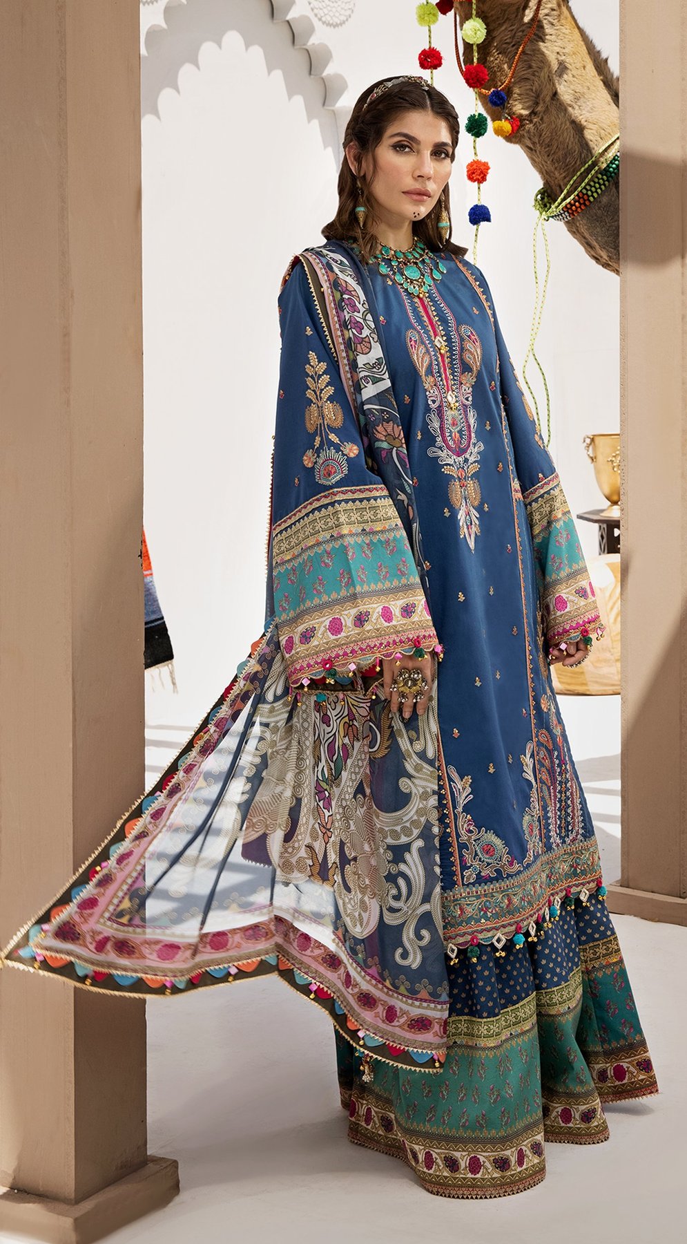 Nyla | ANAYA by Kiran Chaudhry | Eid Edit'21 | Luxury Festive Lawn