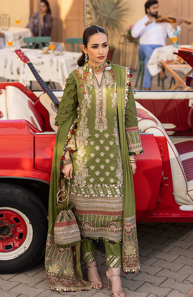 MEL - 22 - 04B | Alzohaib | Mahiymaan Luxury Lawn 2022