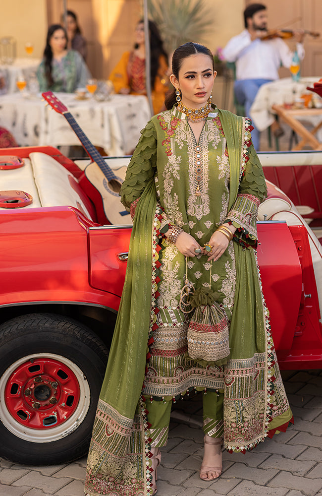 MEL - 22 - 04B | Alzohaib | Mahiymaan Luxury Lawn 2022