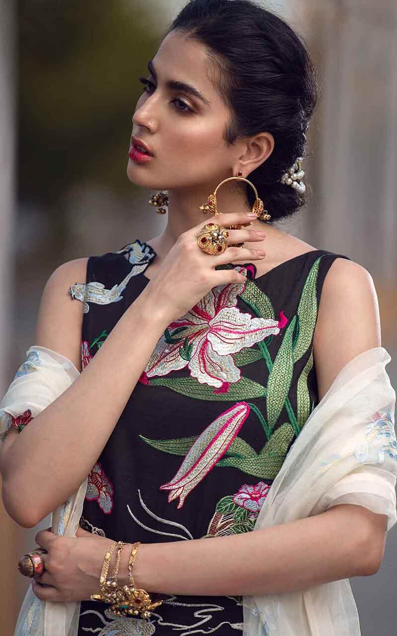 21-F Essences Of Life | Asifa & Nabeel | La'amour Luxury Lawn SS'21