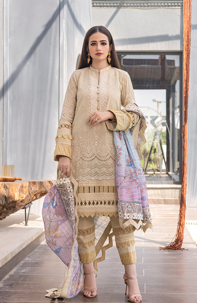 MEL - 22 - 06B | Alzohaib | Mahiymaan Luxury Lawn 2022