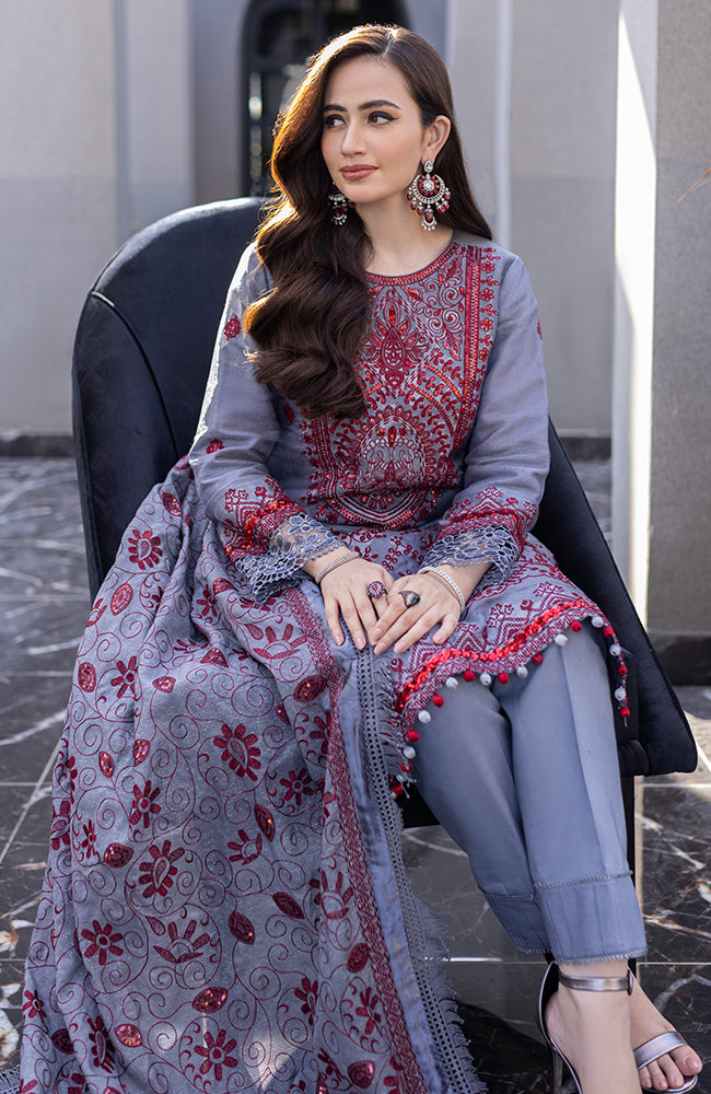 MEL - 22 - 08 | Alzohaib | Mahiymaan Luxury Lawn 2022