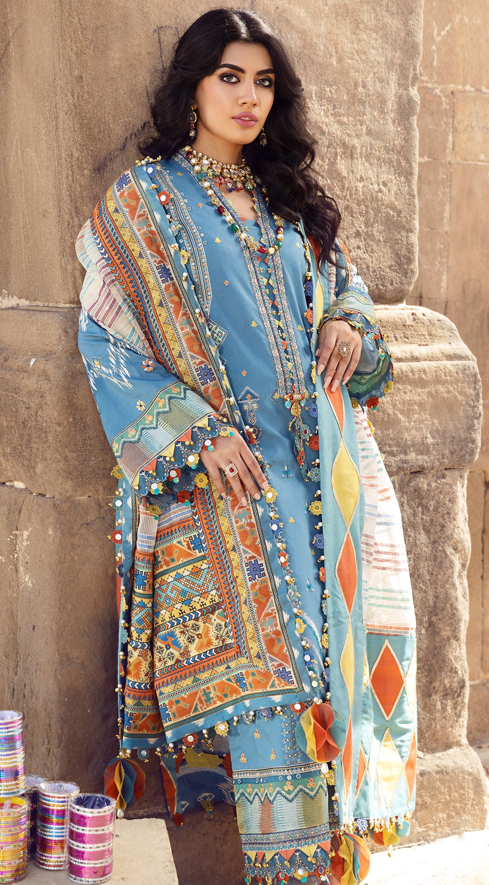 VEL22 - 10 - Farishtey | Anaya Viva | Virsa Lawn Collection 2022