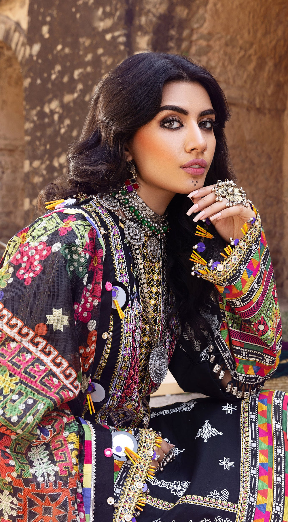 VEL22 - 03 - Gulbano | Anaya Viva | Virsa Lawn Collection 2022