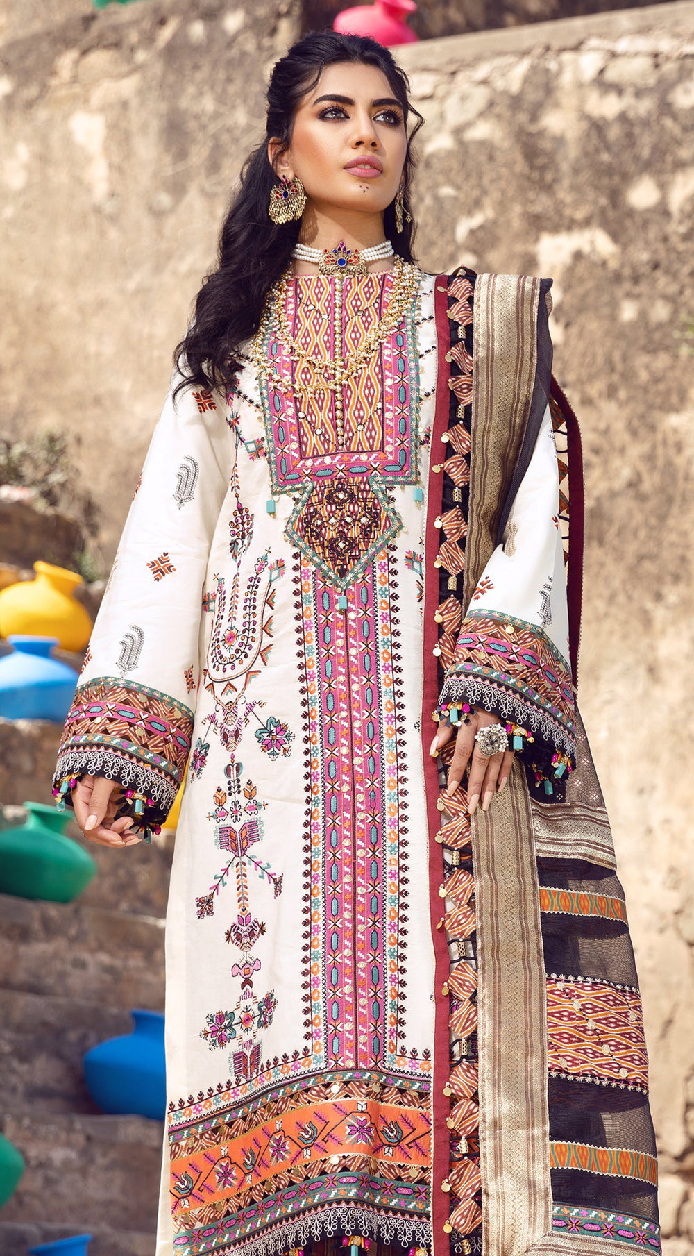 VEL22 - 04 - Naima | Anaya Viva | Virsa Lawn Collection 2022