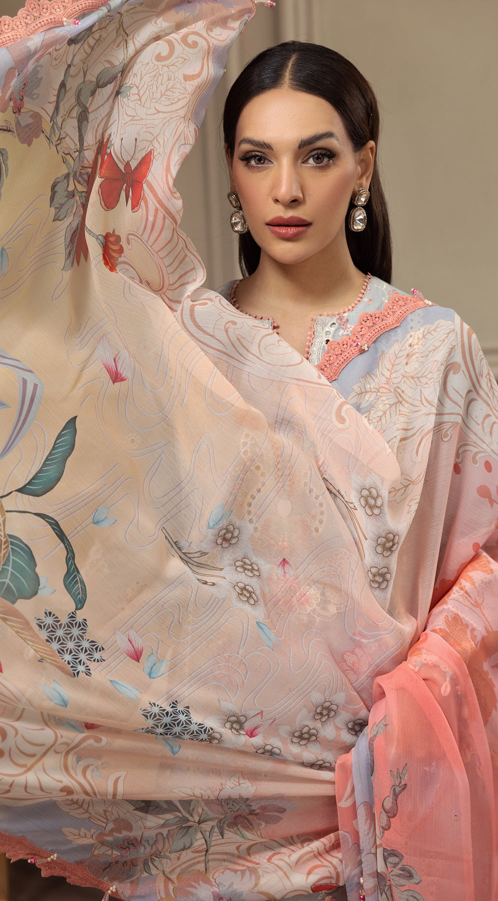 AL23-02 | Anaya By Kiran Chaudhry | Luxury Festive Lawn 2023