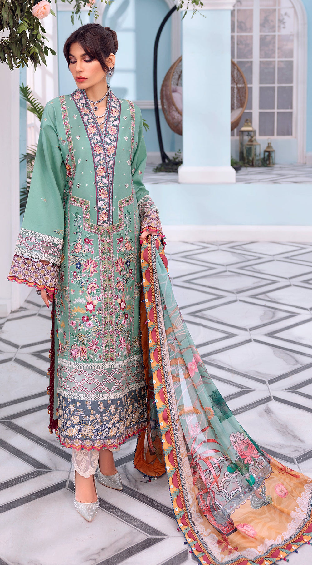 Shaleena - AL22 - 02 | Anaya | Afsana Festive Luxury Lawn 2022