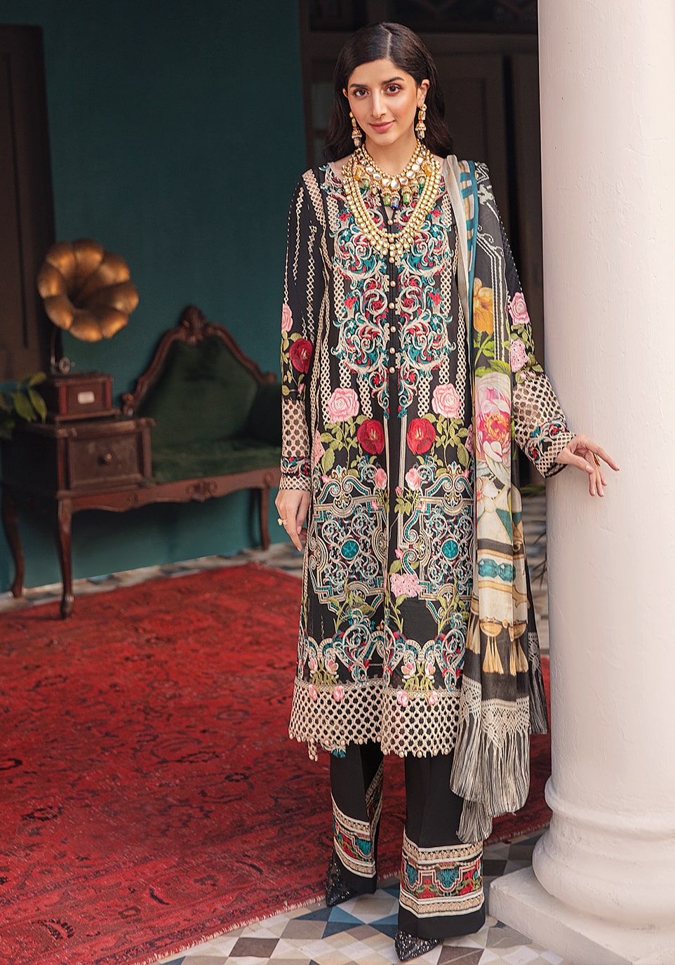 EFC11A - Chandelier | Elaf | Festive Chikankari 2022