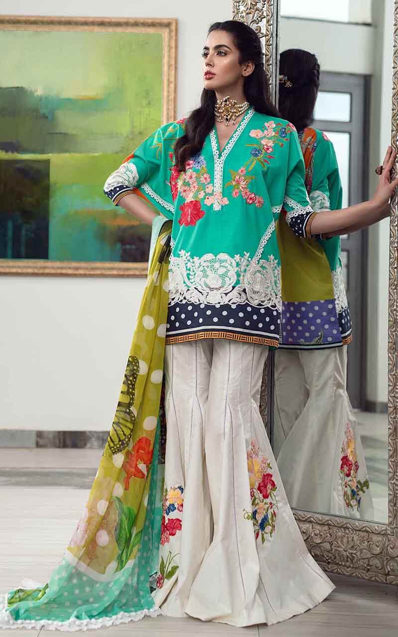 3-P Sweet Success | Asifa & Nabeel | La'amour Luxury Lawn SS'21