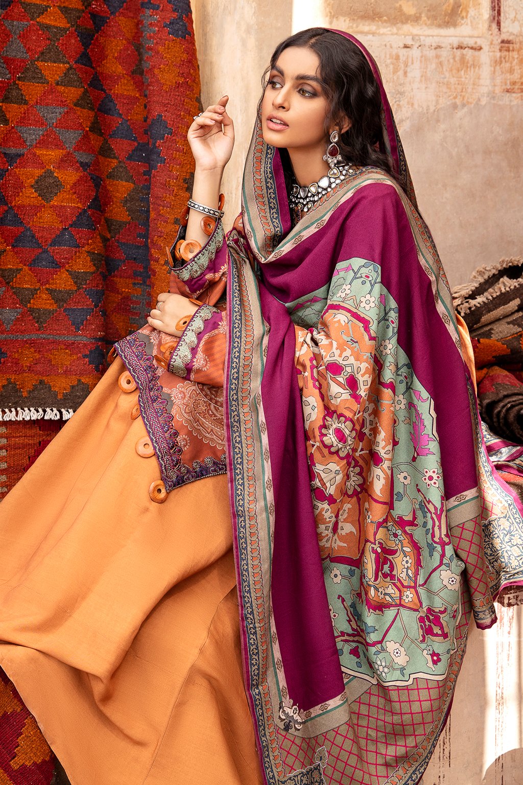 IW20-09 Lale (3PC) | Iznik | Zarsha | Winter Collection'20